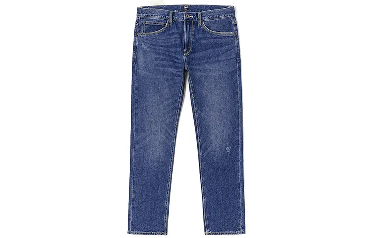Lee Jeans Men's Medium Blue Moderate Straight Fit Pants