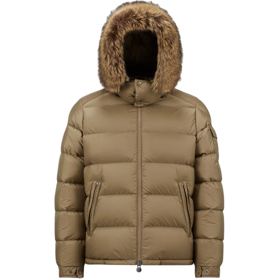 Moncler Mayaf Zip-Up Hooded Puffer Jacket