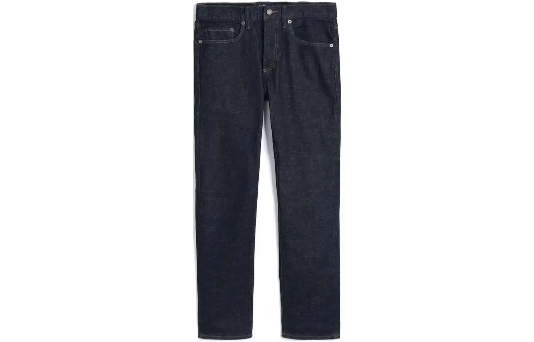 GAP Jeans Men's Dark Blue Moderate Straight Fit Pants