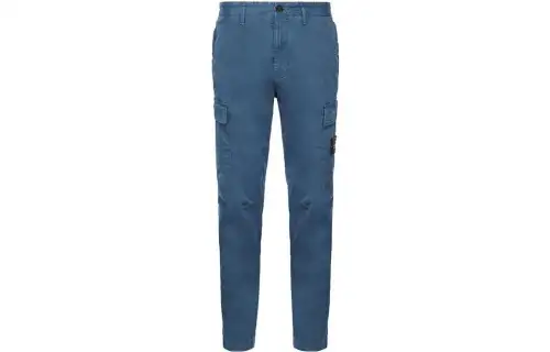 STONE ISLAND Jeans Men's Dark Blue Moderate Cargo Pants