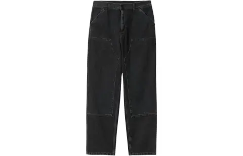 Carhartt WIP Jeans Men's Black Moderate Straight Fit Pants