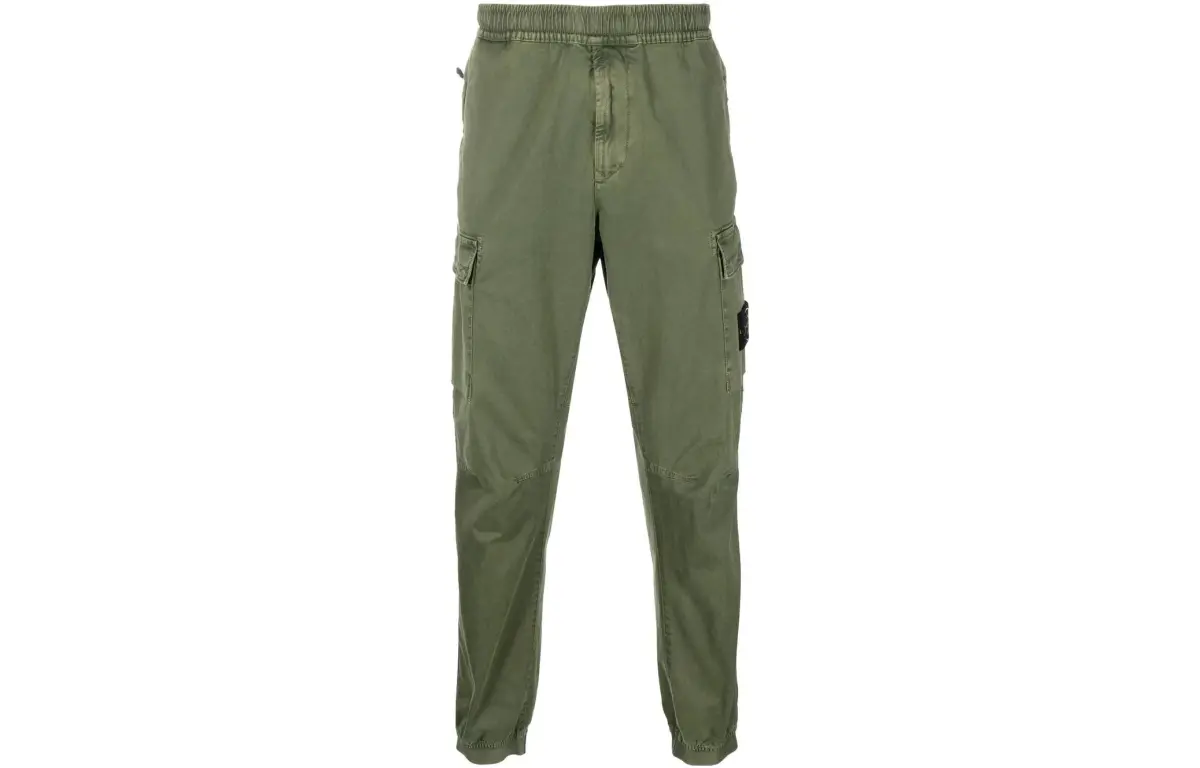 STONE ISLAND Logo Patch Cargo Pants