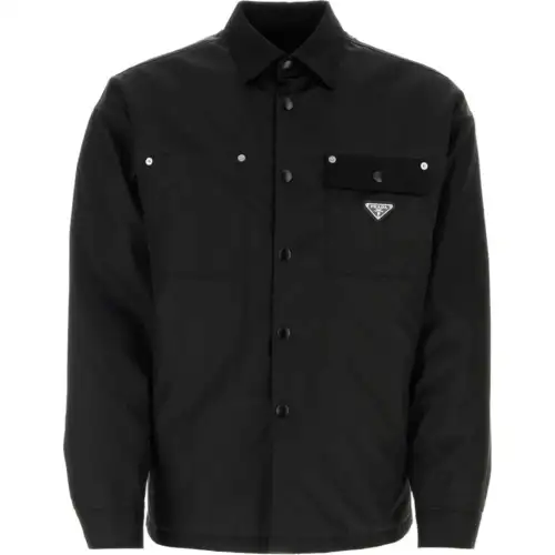 PRADA Long-Sleeved Button-Up Coat
