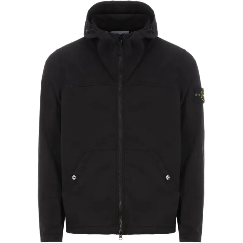 STONE ISLAND Zip-Up Hooded Overshirt