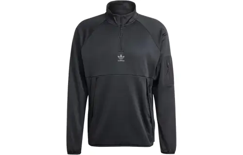 Adidas Originals 1/4 Zip Top Jackets & Coats Men's Black