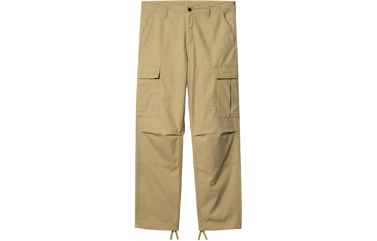 Carhartt WIP Logo Patch Straight Leg Pants