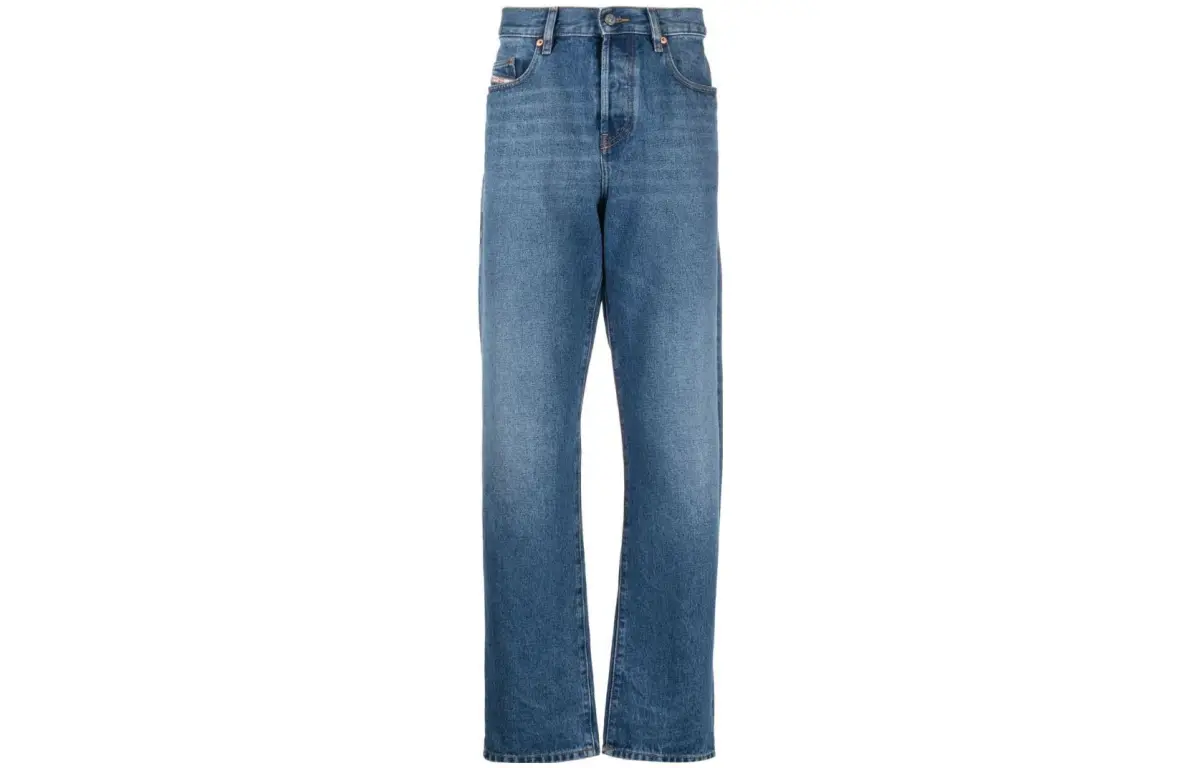 DIESEL Jeans Men's Blue Moderate Straight Fit Pants
