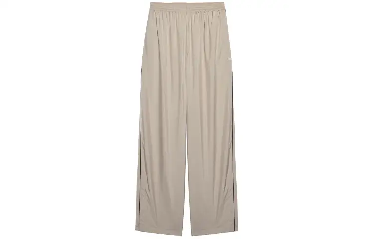 Balenciaga Casual Pants Men's Beige Moderate Wide Leg Pants