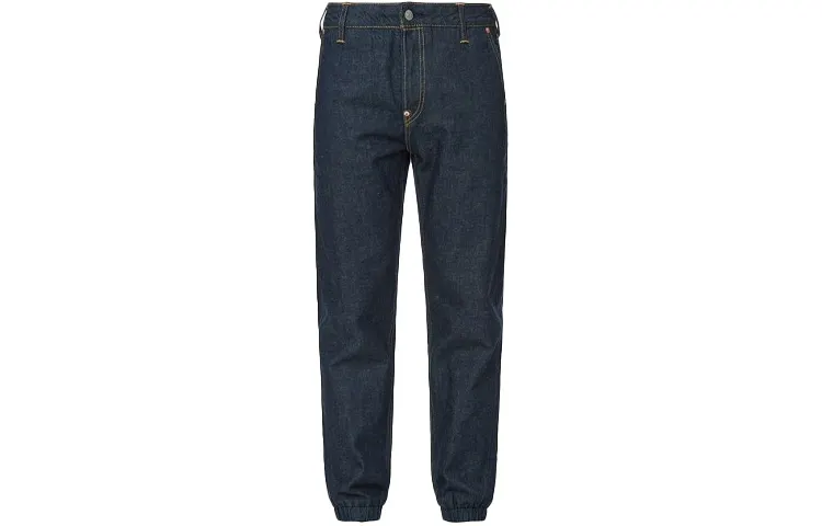 EVISU Jeans Men's Denim Blue Moderate Cuffed Pants