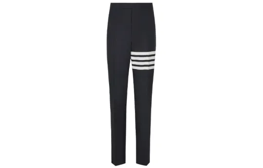 THOM BROWNE 4 Bar Striped Detail Trousers