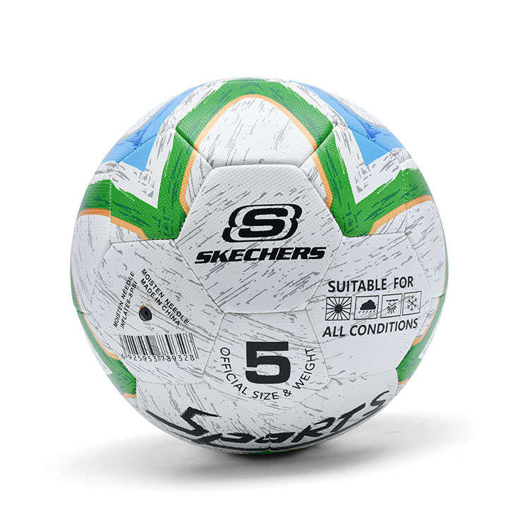 Skechers Size 5 Soccer Ball Pu Machine Stitched Soccer Ball Unisex Green