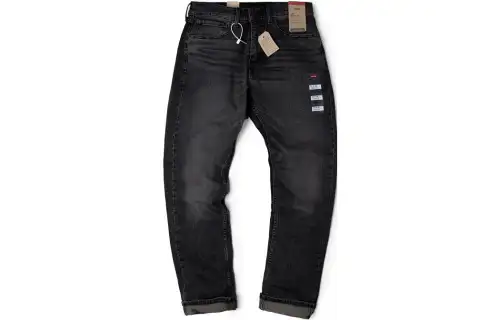 Levis Jeans Men's Black Moderate Straight Fit Pants