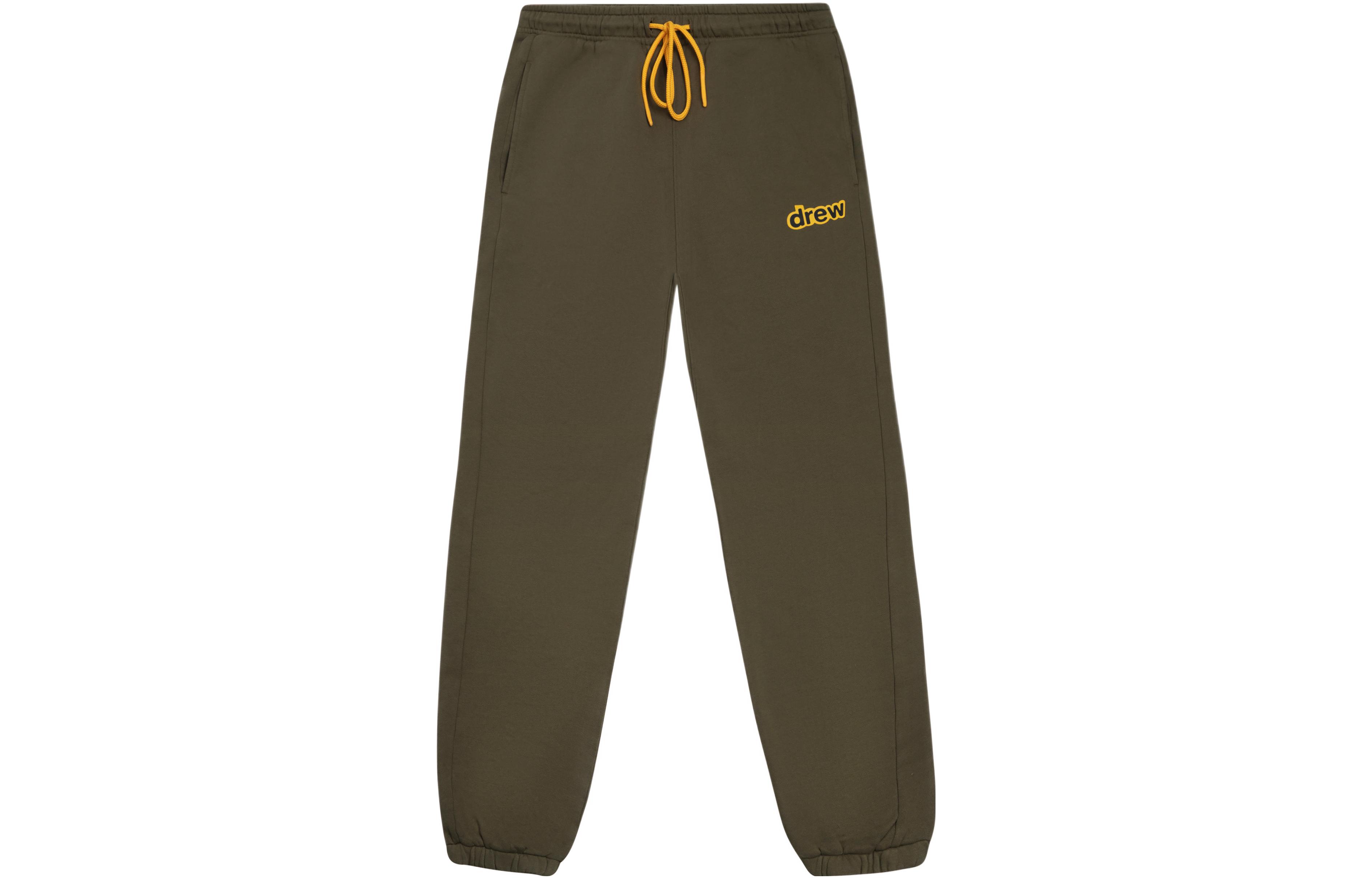 Drew House Letter Logo Series Knitted Sweatpants Unisex Midnight Olive