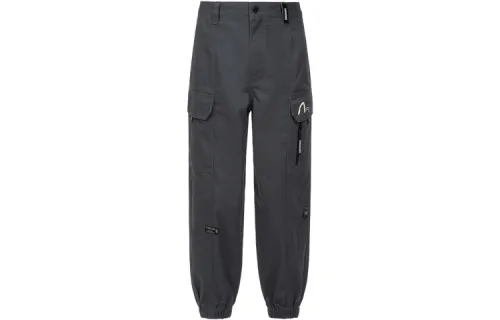 EVISU Cargo Pants Men's Dark Gray Moderate