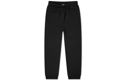 Vetements Knitted Sweatpants Men's Black Moderate Straight Fit Pants