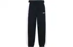 Li Ning Lifestyle Collection, Side Color Block Elastic Cuff Fleece Lined Sweatpants Knitted Sweatpants Men's Black