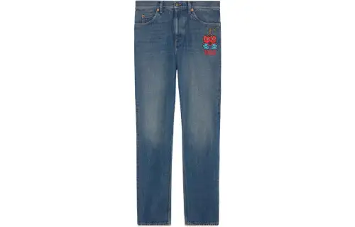 GUCCI Love Parade FW22 Jeans Men's Blue