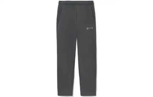 Li Ning Sports Life Collection Fleece Lined Thermal Straight Fit Sweatpants Knitted Sweatpants Men's Gray