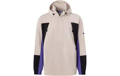 Adidas Originals Colorblock Anorak Jackets & Coats Men's Earth Umber