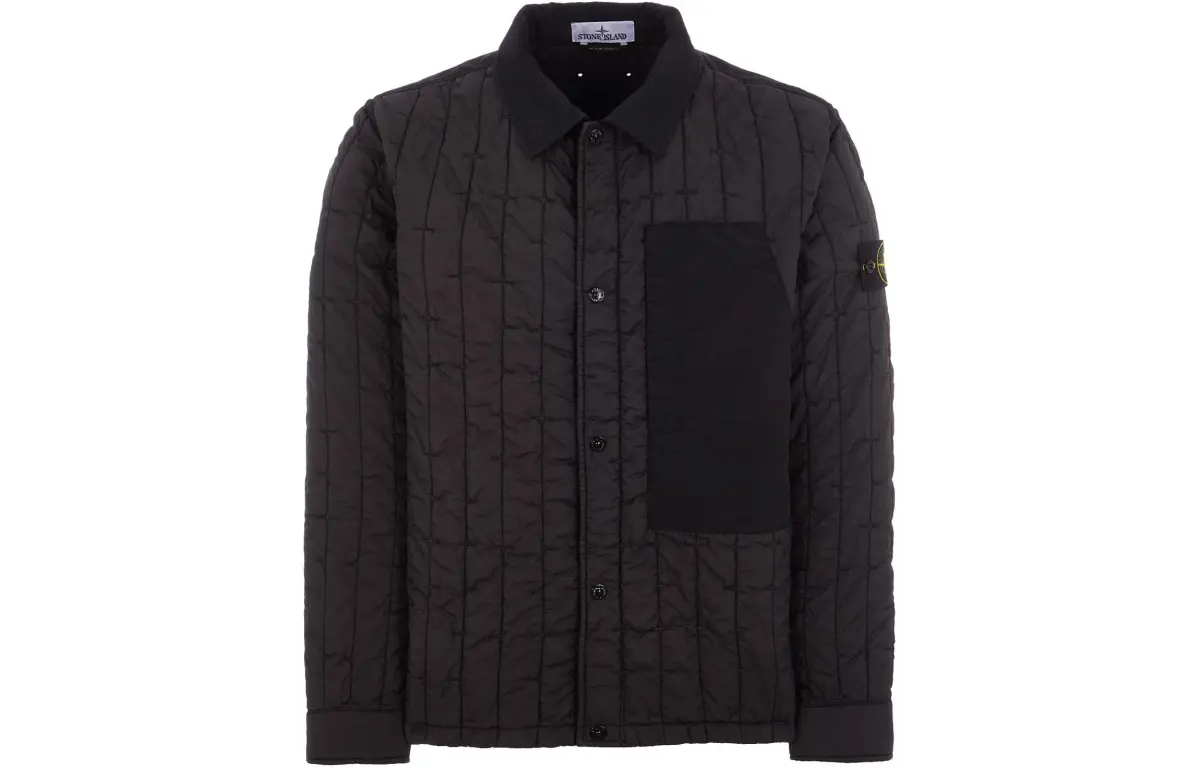 STONE ISLAND SS24 Jackets & Coats Men's Black