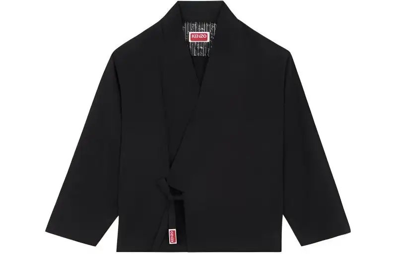 KENZO Tie fastening V neck Blazer
