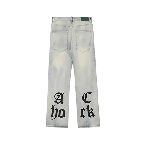 A Chock Jeans Unisex Pale Yellow