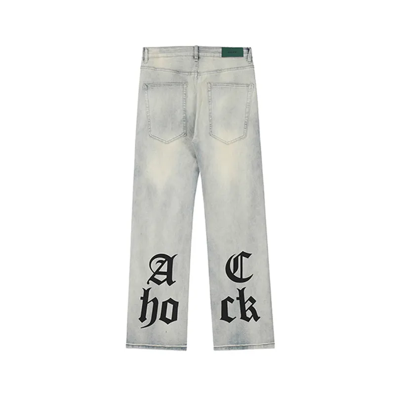 A Chock Jeans Unisex Pale Yellow