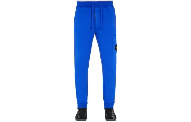 STONE ISLAND Cargo Pants Men's Blue
