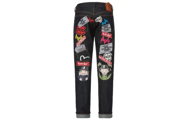 EVISU x Monopoly Jeans Men's Blue