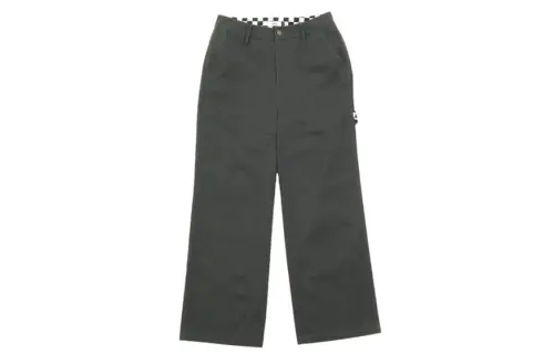 Vans Casual Pants Men's Khaki Green Moderate Straight Fit Pants