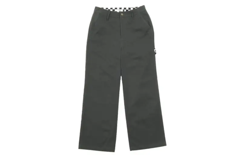 Vans Casual Pants Men's Khaki Green Moderate Straight Fit Pants