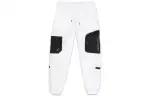 Jordan Knitted Sweatpants Men's White Moderate Cuffed Pants