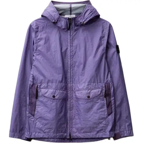 STONE ISLAND SS24 MEMBRANA 3L TC Jackets & Coats Men's Purple