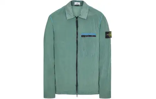 STONE ISLAND Metal Nylon Collection Jackets & Coats Men's Light Green