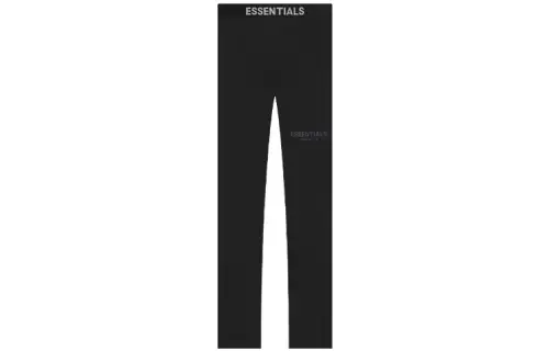 Fear Of God Essentials SS21 Knitted Sweatpants Unisex Black Moderate Straight Fit Pants