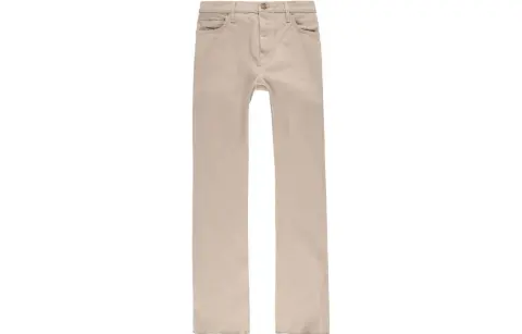 Fear Of God Jeans Men's Beige Moderate Straight Fit Pants