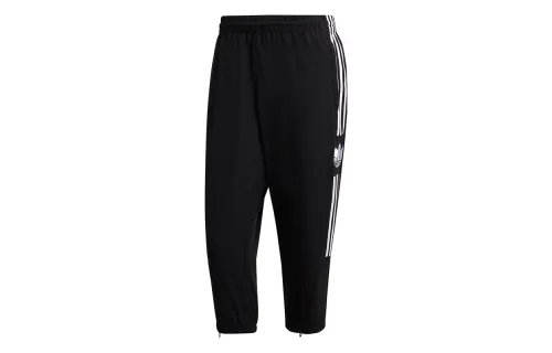Adidas Originals Adicolor Woven Casual Pants Men's Black Moderate Straight Fit Pants