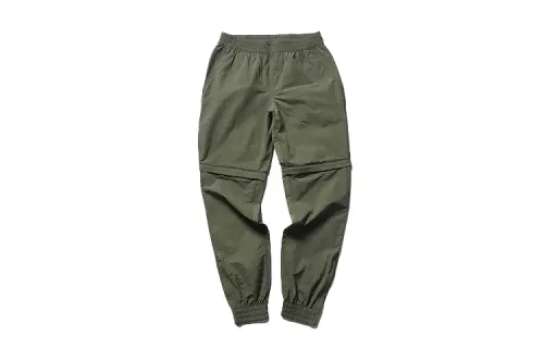 Timberland Casual Pants Men's Olive Green Moderate Straight Fit Pants