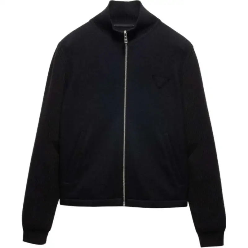 Prada Wool and cashmere zipper cardigan
