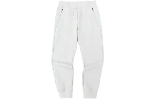 ANTA Knitted Sweatpants Men's Gray Moderate Cuffed Pants