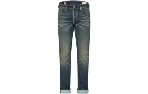 EVISU Jeans Men's Denim Blue Moderate Straight Fit Pants