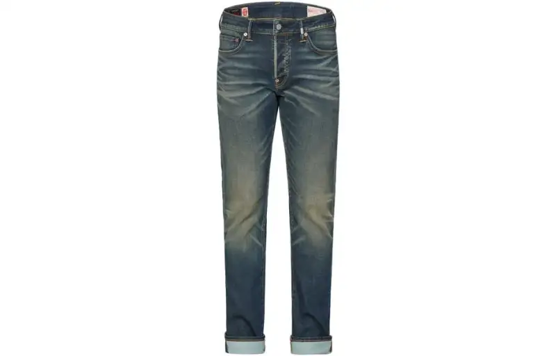 EVISU Jeans Men's Denim Blue Moderate Straight Fit Pants