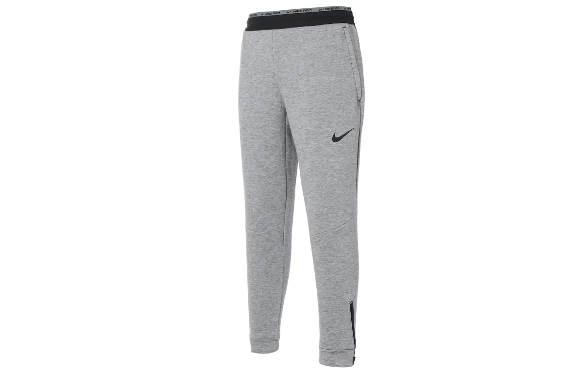 Nike Therma FIT Knitted Sweatpants Men's Gray
