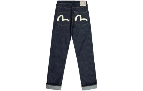 EVISU Jeans Men's Denim Blue Moderate Straight Fit Pants