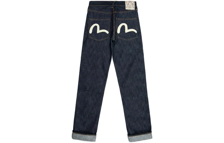 EVISU Jeans Men's Denim Blue Moderate Straight Fit Pants