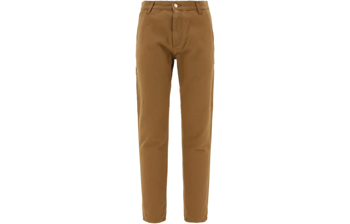 Carhartt WIP Logo Patch Straight Leg Trousers