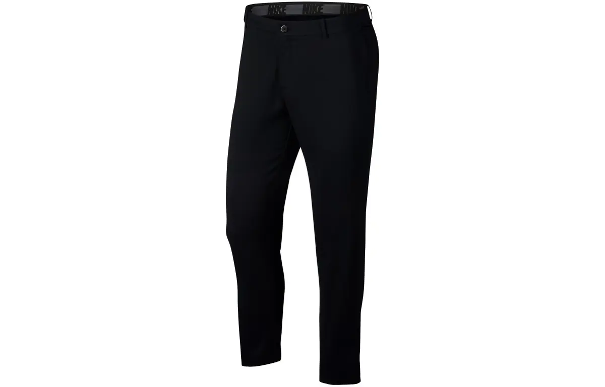 Nike Knitted Sweatpants Men's Black Moderate Tapered Pants
