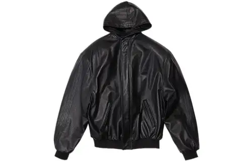 Balenciaga X Adidas Leather Hooded Blouson