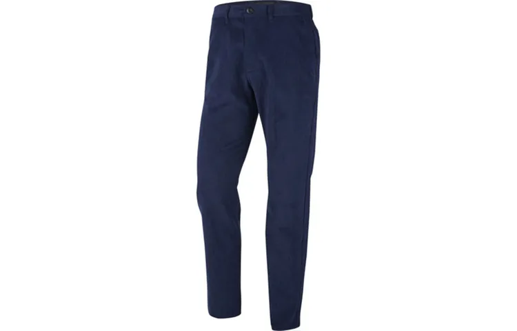 Nike Casual Pants Men's Navy Blue Moderate Straight Fit Pants