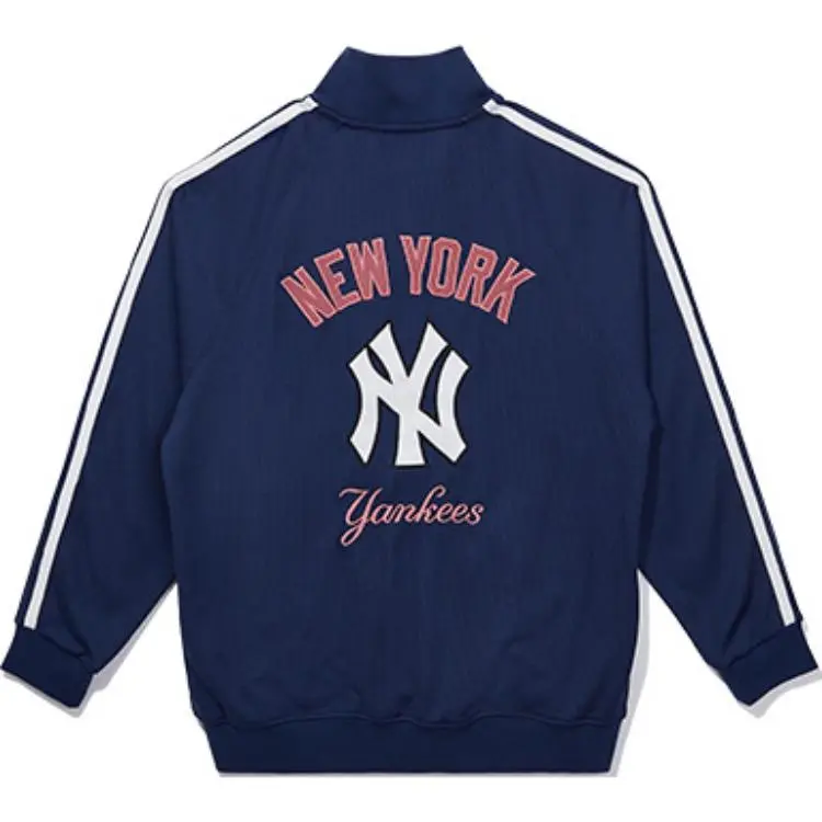 New Era X MLB Jackets Unisex Navy Blue Stand Collar Moderate